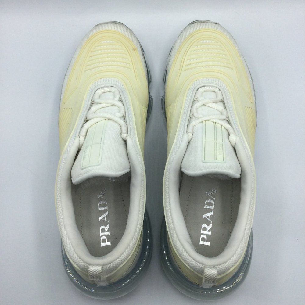 Prada Cloudbust Air Technical Sneakers Mens UK 8 US 9 White 2EG298 - Picture 8 of 16